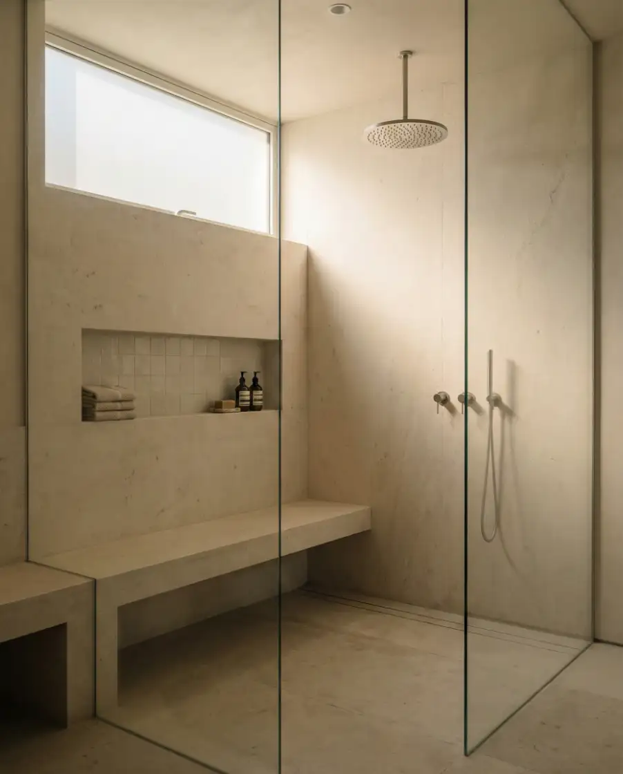 Spa-Inspired Walk-In Shower Retreat 1