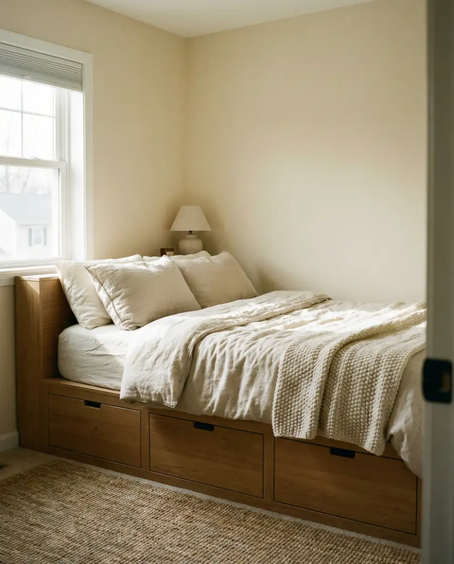 The Queen Bed with Storage Base 1