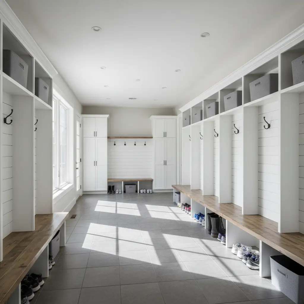 Tiny Mudroom with Smart Hooks 1