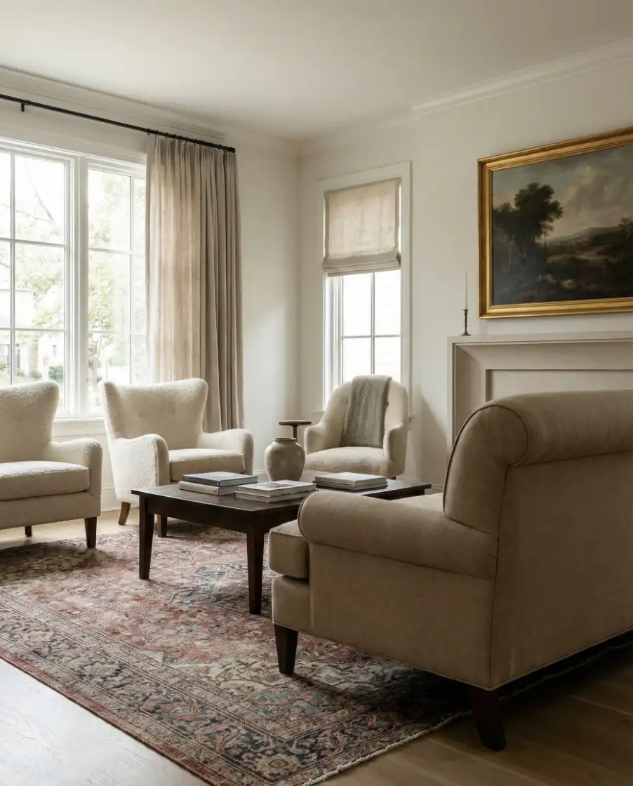 Transitional Contemporary Living Rooms 1