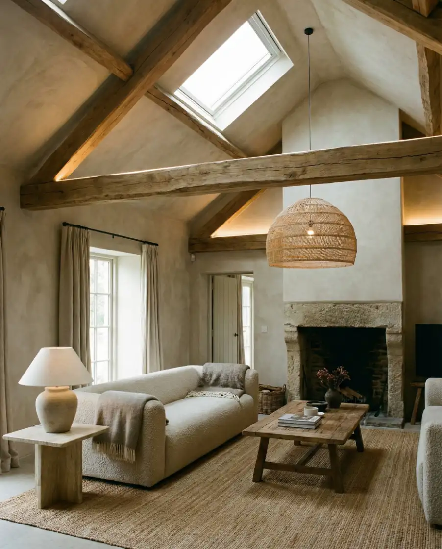 Vaulted Ceiling Lighting with Texture 2