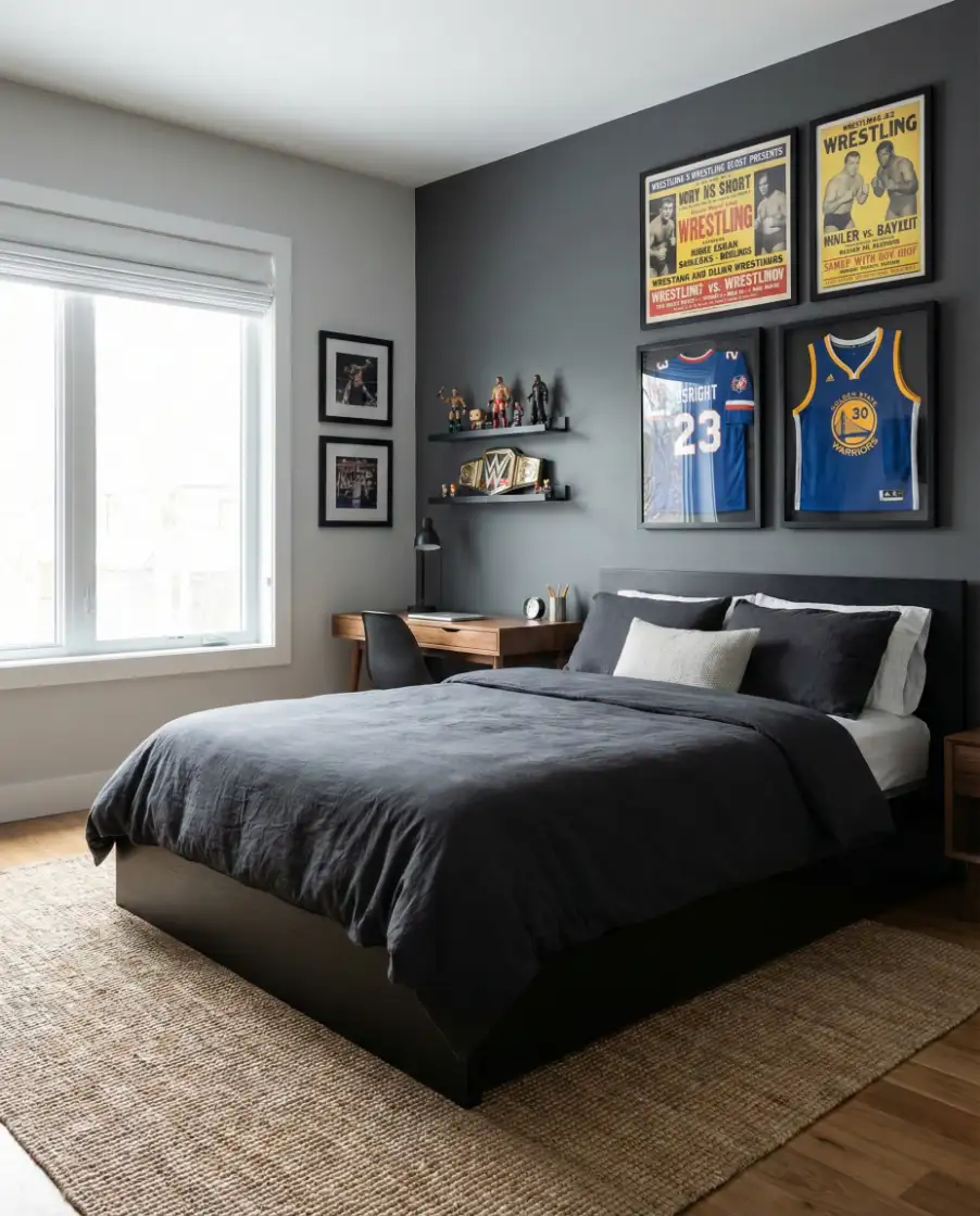 WWE-Inspired Statement Bedroom 1