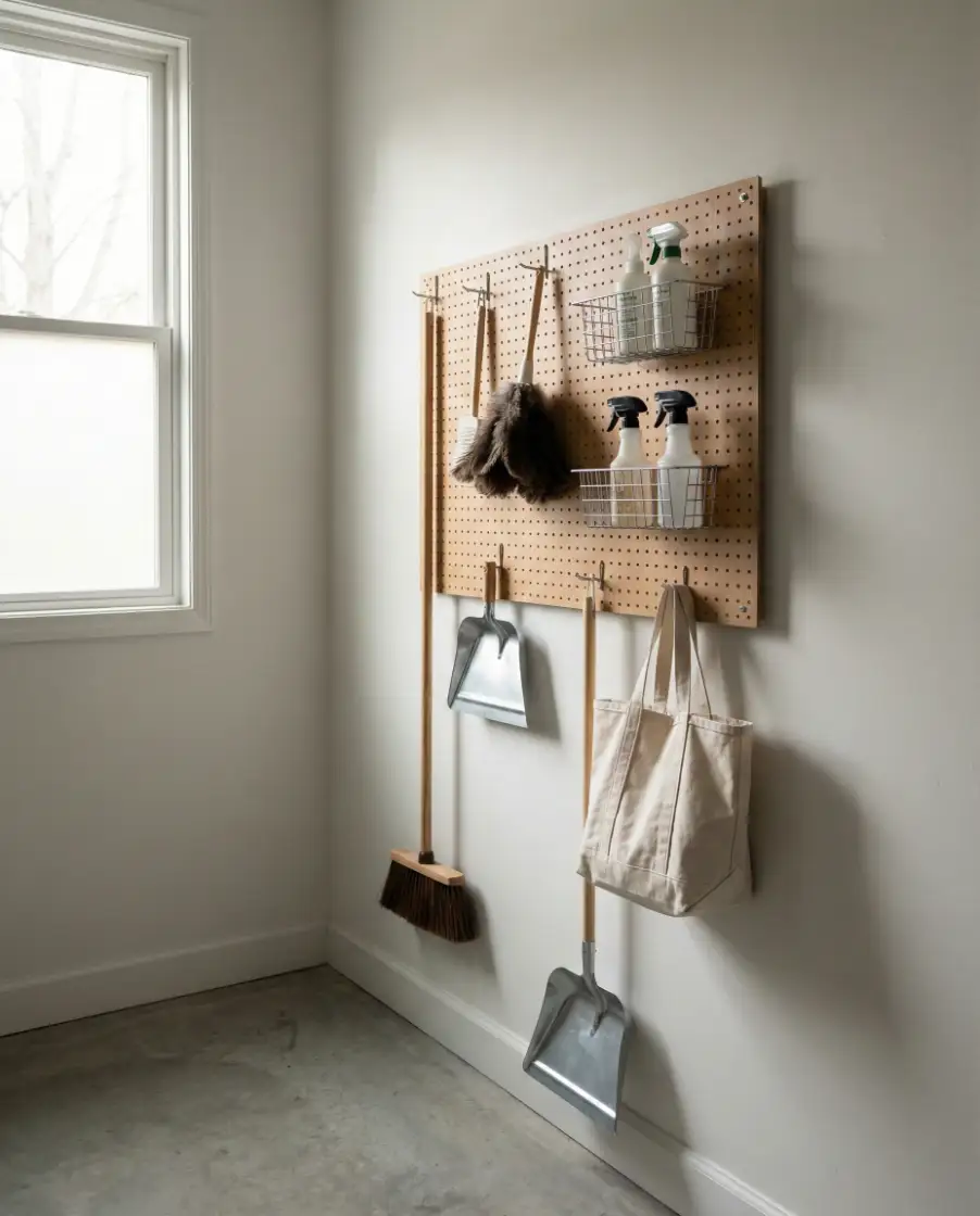 Wall-Mounted Cleaning Tool Stations 1