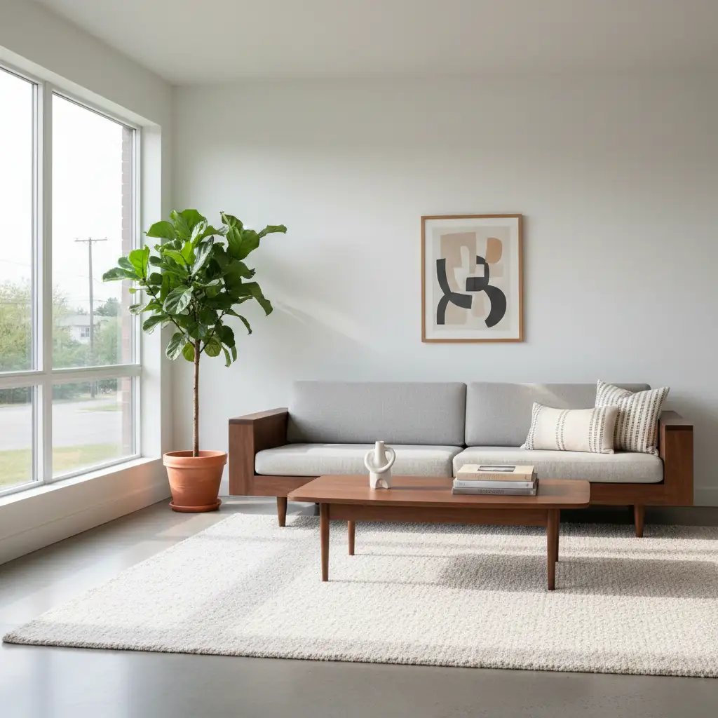 Warm Minimalism With a Retro Backbone 1