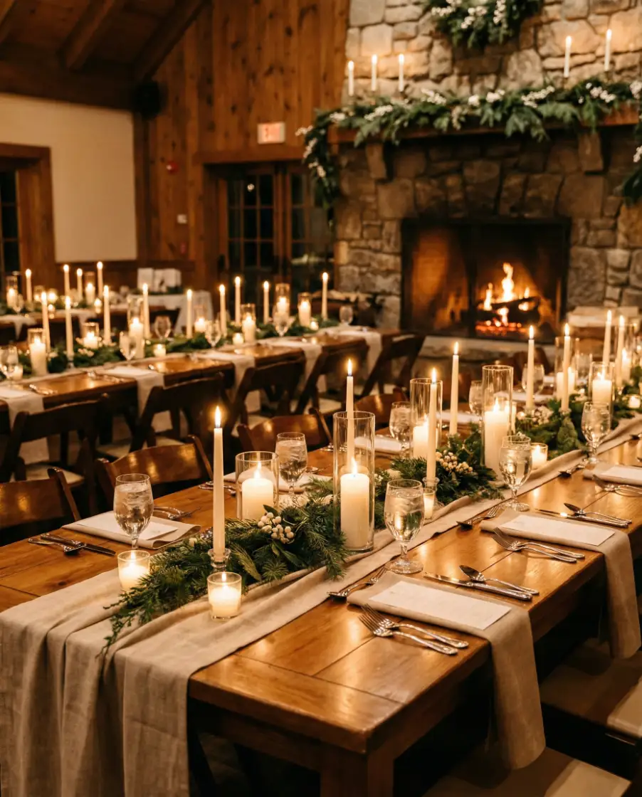 Winter Indoor Candle Focus 1