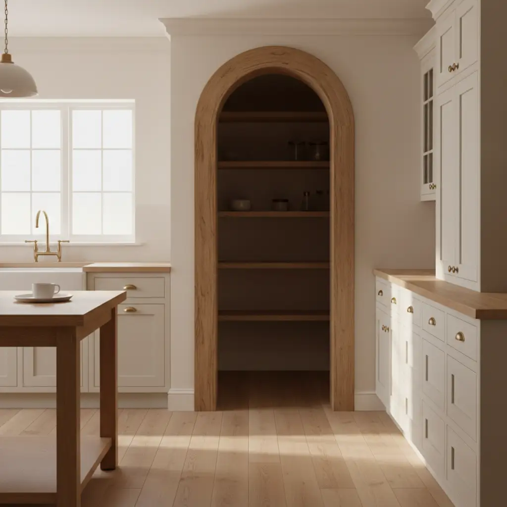 Arched Farmhouse Pantry Door 1