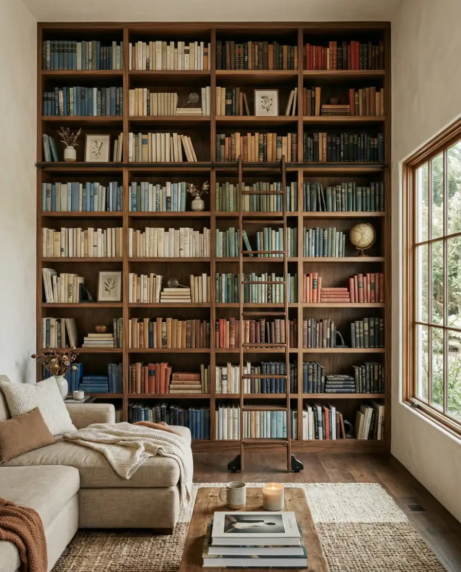 Bedroom Reading Shelf Corners 2