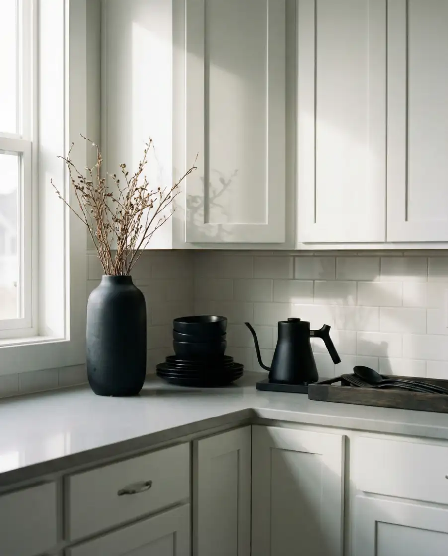 Black Countertop Accents for Bold Kitchens 1