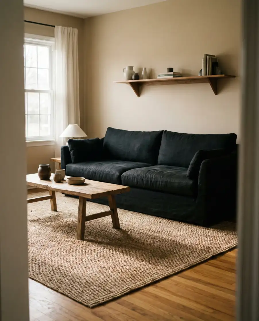 Black Sofa Statement Style 1