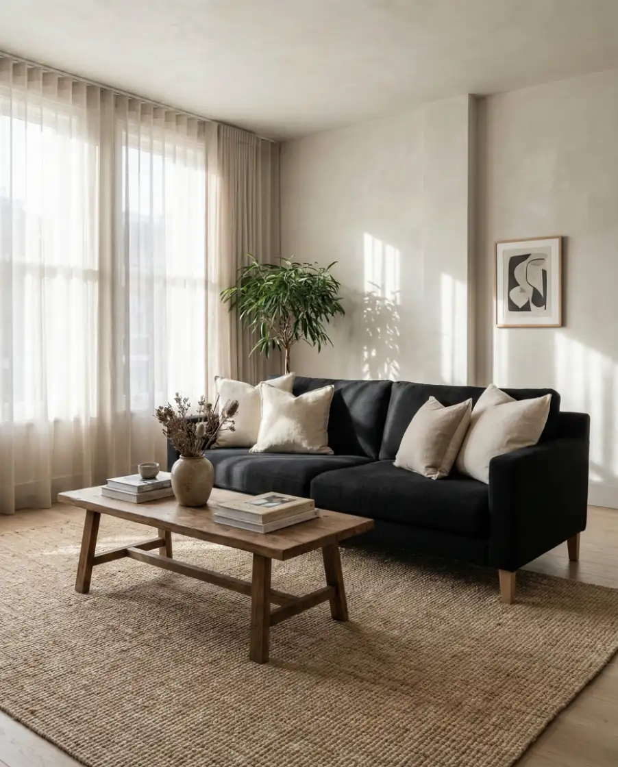 Black Sofa Statement Style 2