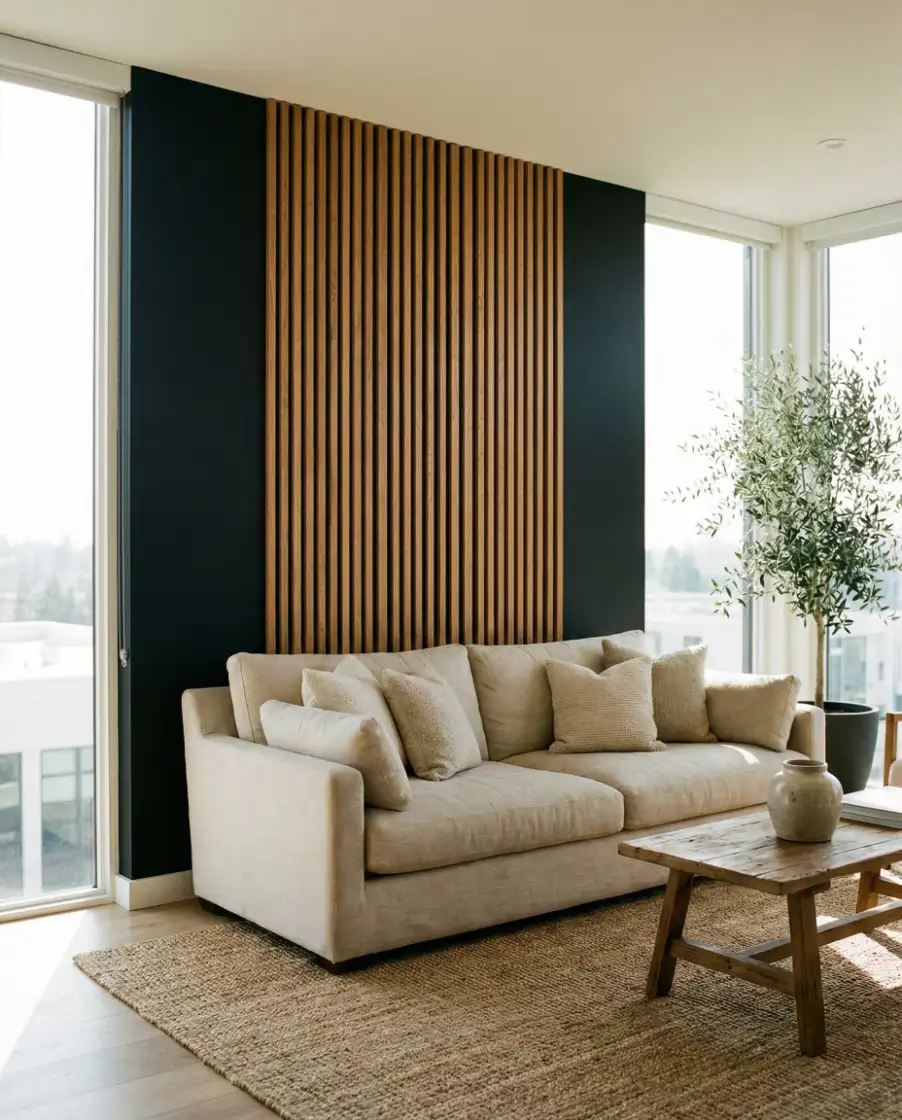 Black and Wood Contrast 1