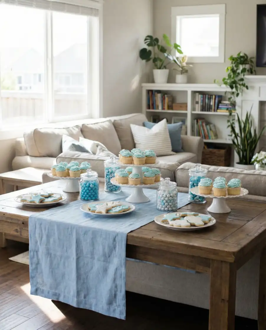 Bluey-Themed Kids Dessert Table 1