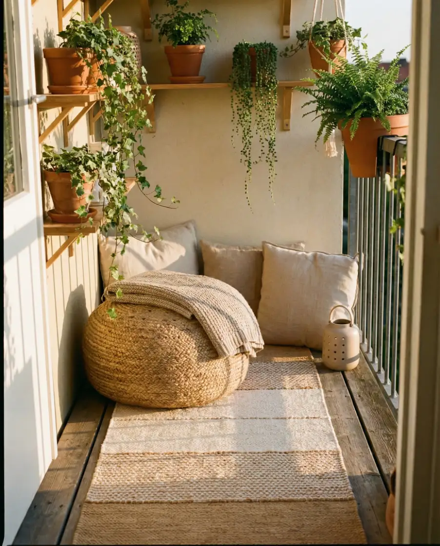 Boho Aesthetic Plants Balcony 2