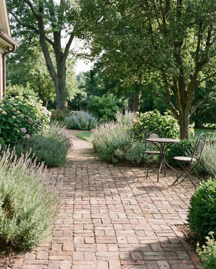 Brick Walkway and Patio Combo 1