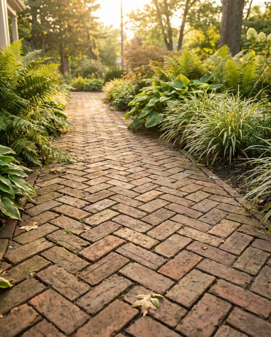 Brick Walkway and Patio Combo 2