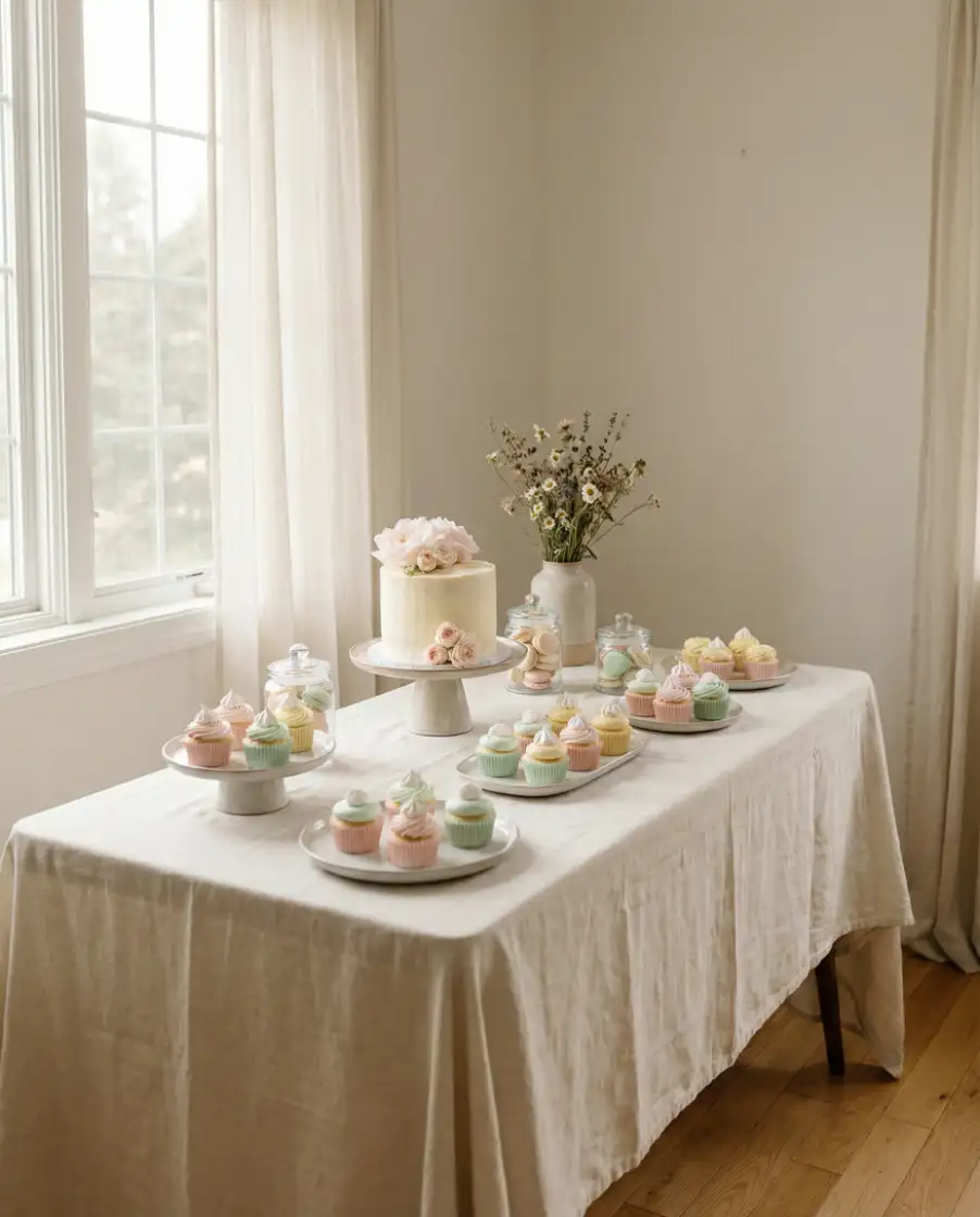 Bridal Shower Dessert Table 1