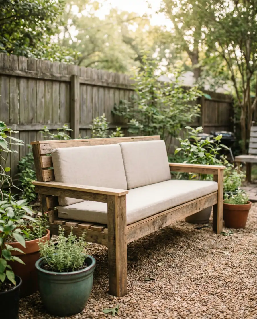 Budget DIY Garden Seating 2