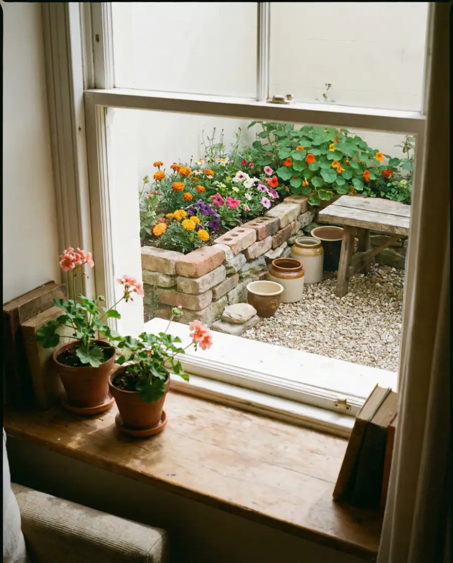 Budget-Friendly DIY Flower Corner 1