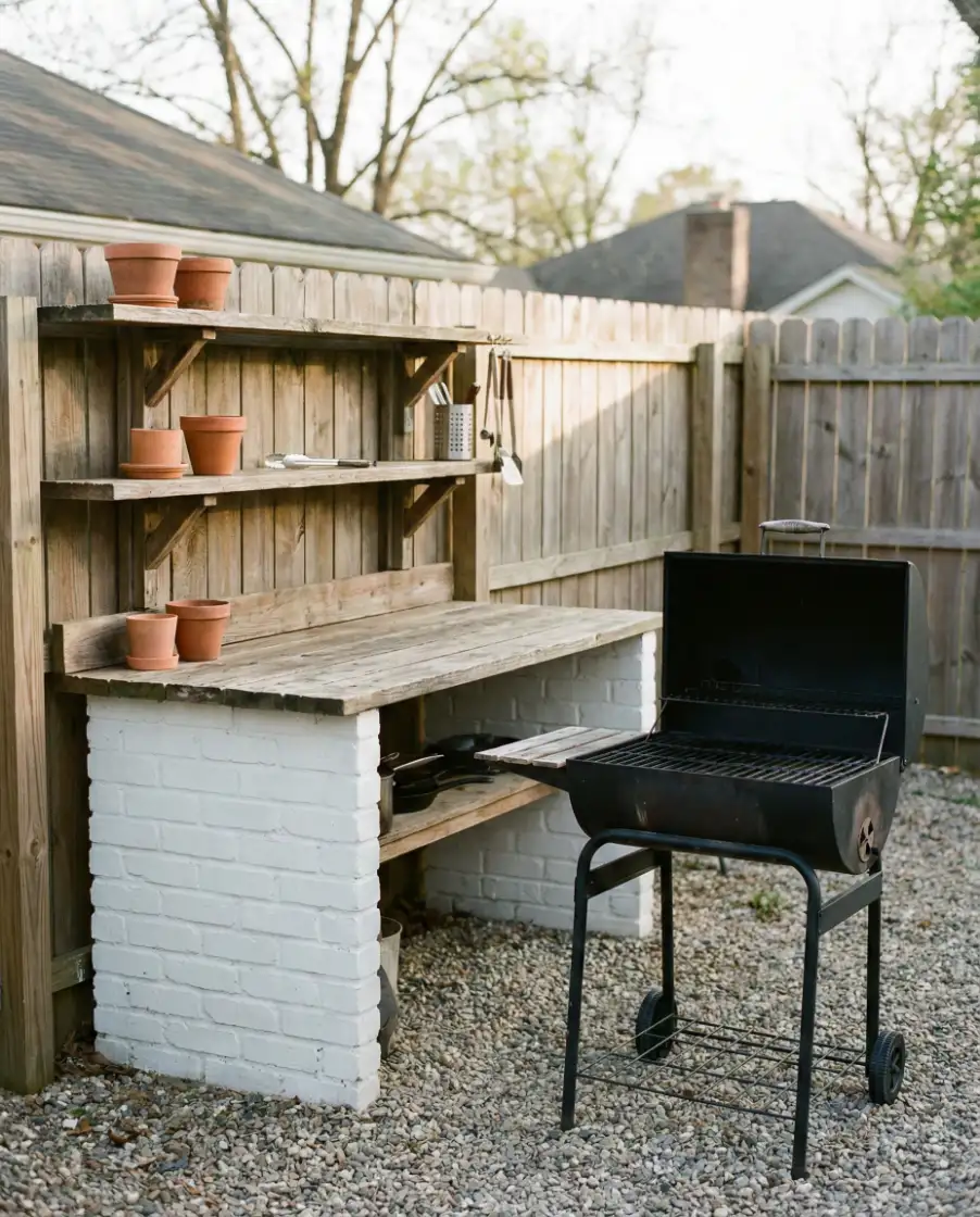 Budget-Friendly DIY Grill Nook 1