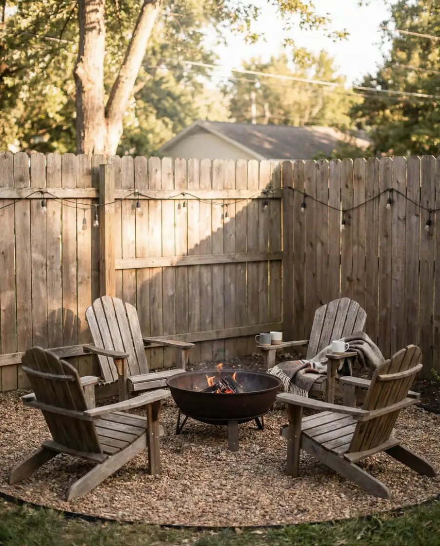 Budget-Friendly Fire Pit Corner 1