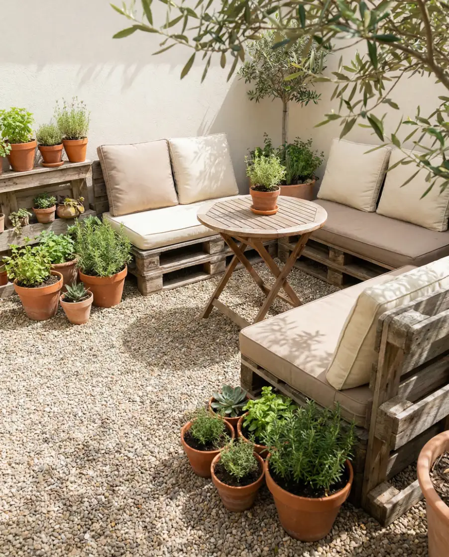 Budget-Friendly Gravel Patio 1