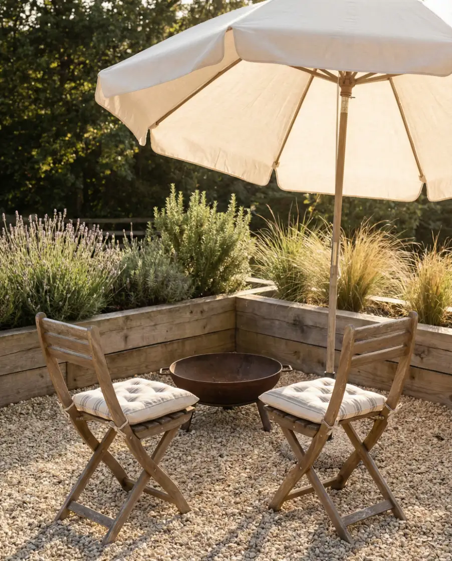 Budget-Friendly Gravel Patio 2
