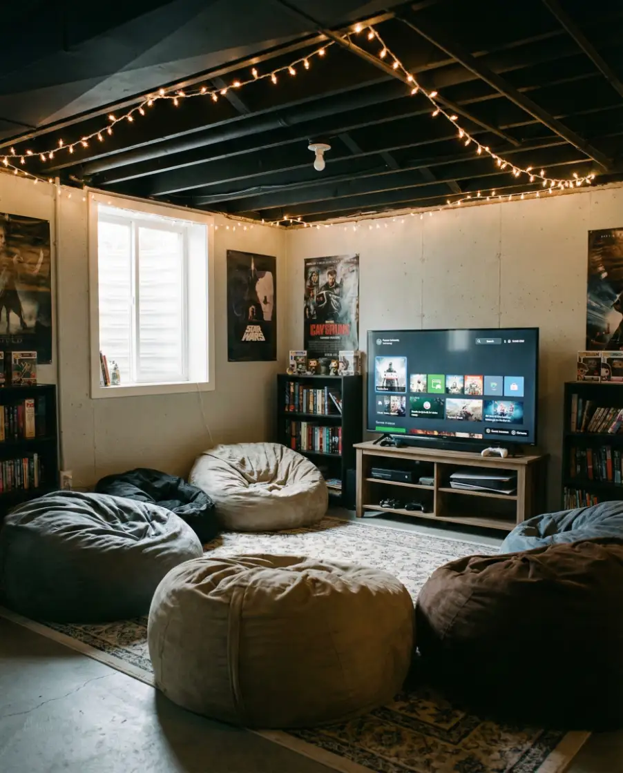 Budget Game Room with DIY Touches 1