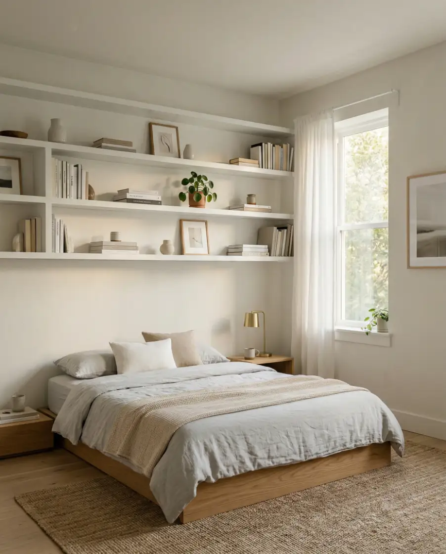 Built-In Bedroom Wall Library 2