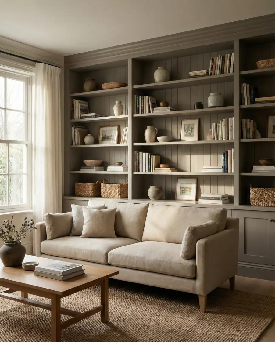 Built-In Bookshelf Wall 1