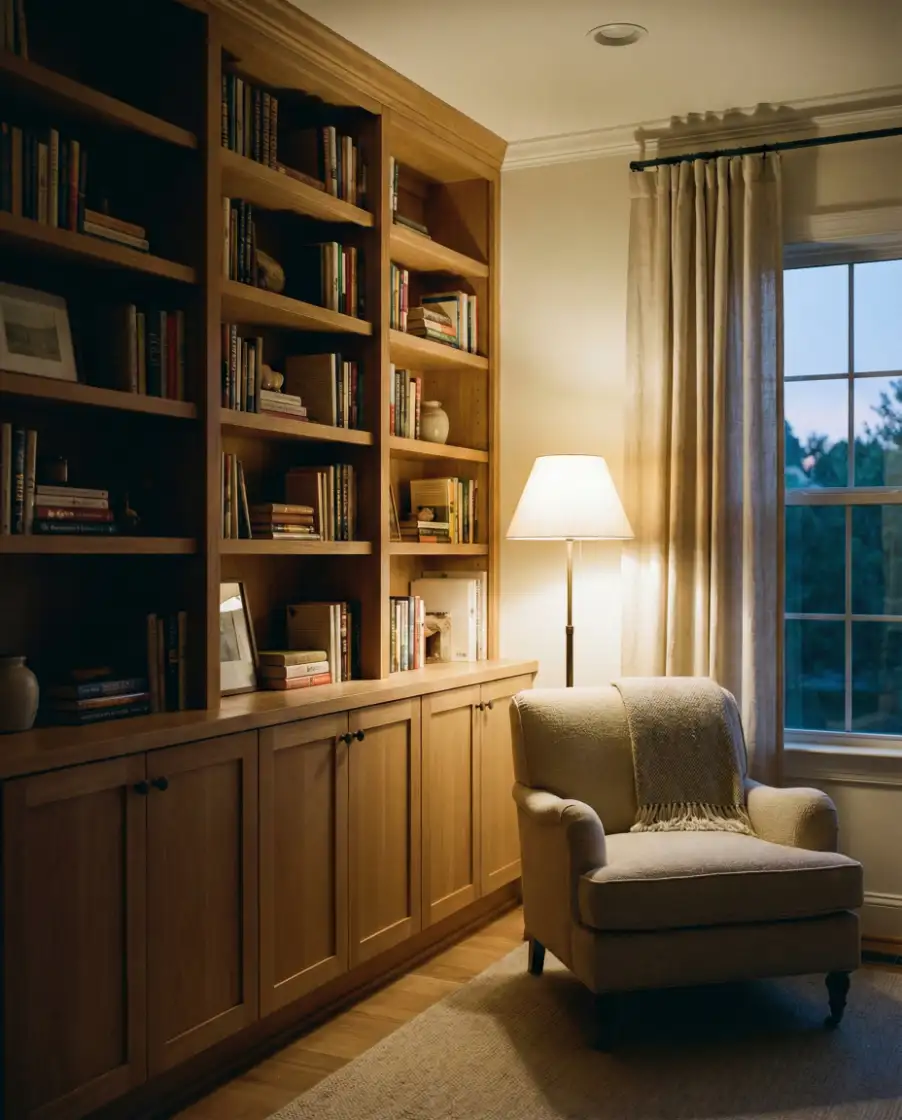 Built-In Bookshelf Wall 2