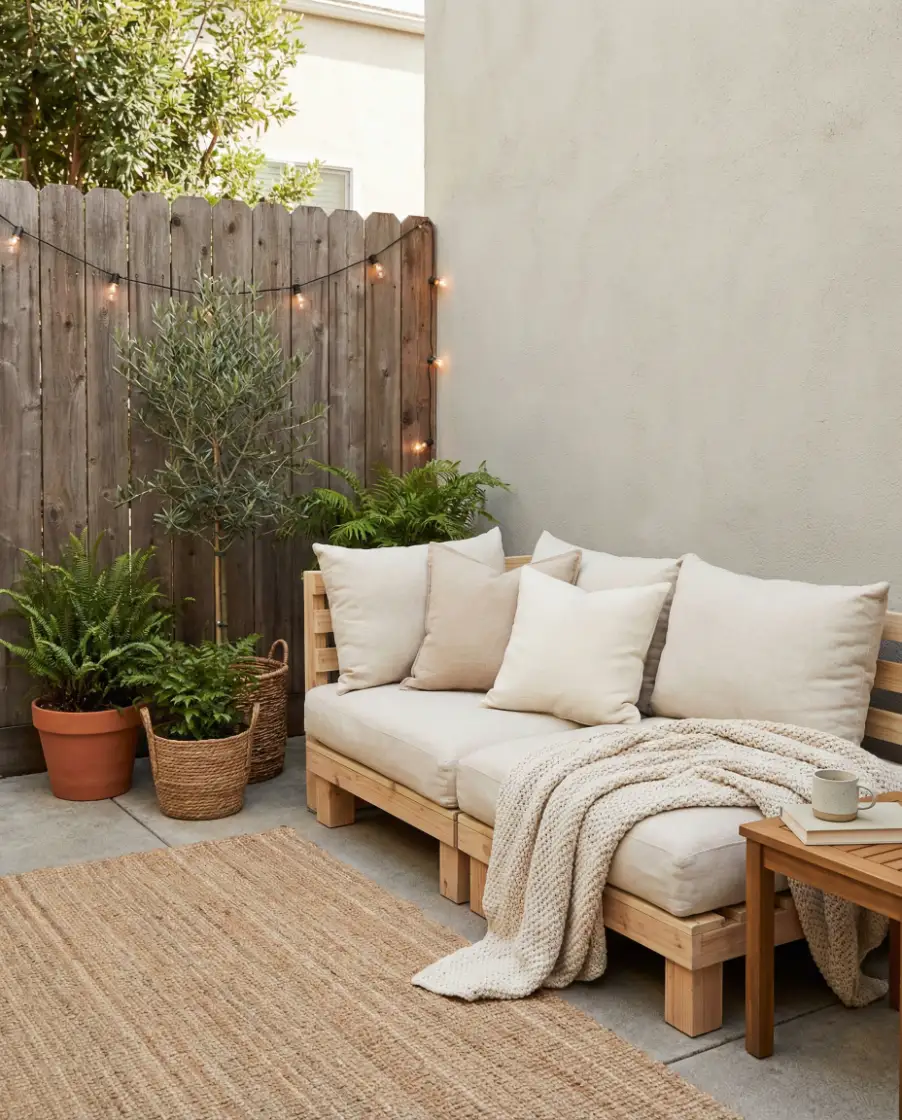 Cheap Relaxing Backyard for Renters 2
