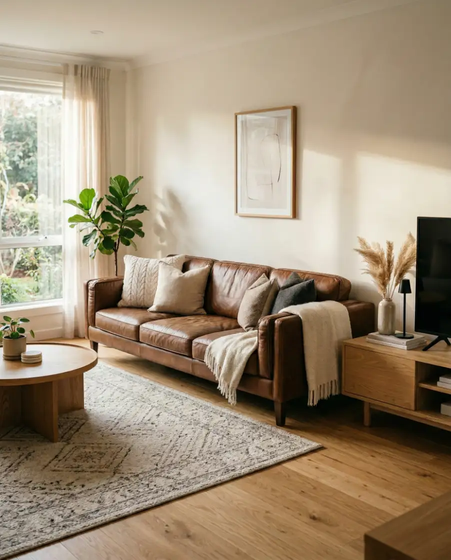 Chocolate Leather and Modern Minimalism 1