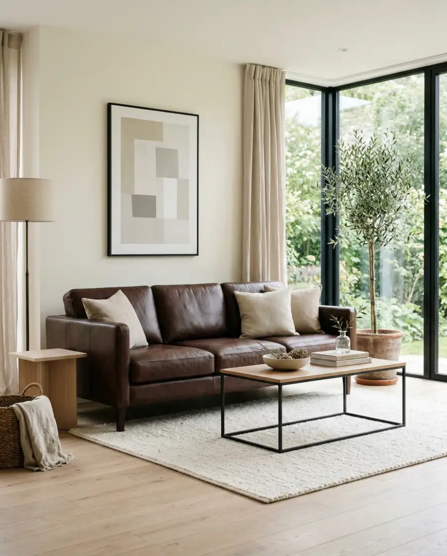 Chocolate Leather and Modern Minimalism 2