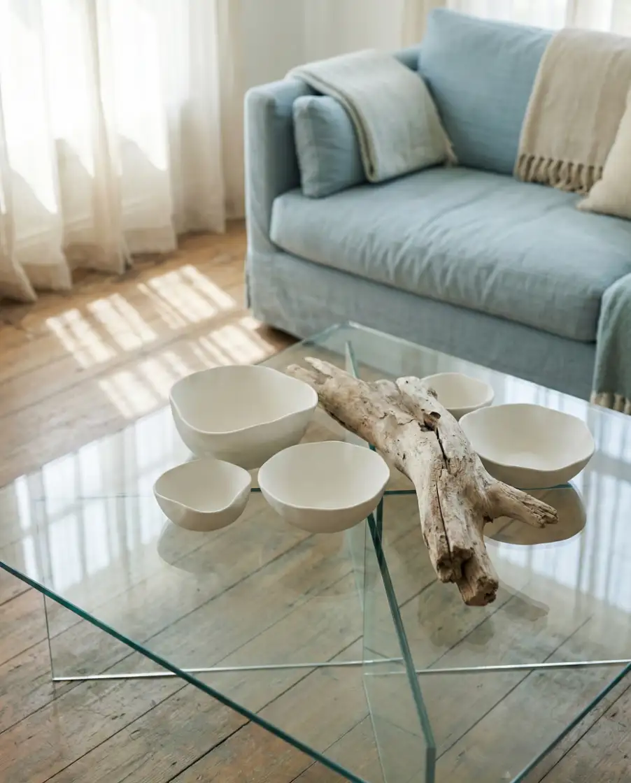 Coastal Calm with Glass and White 1