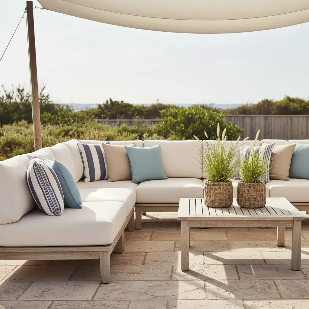 Contemporary Coastal Paver Patio 2