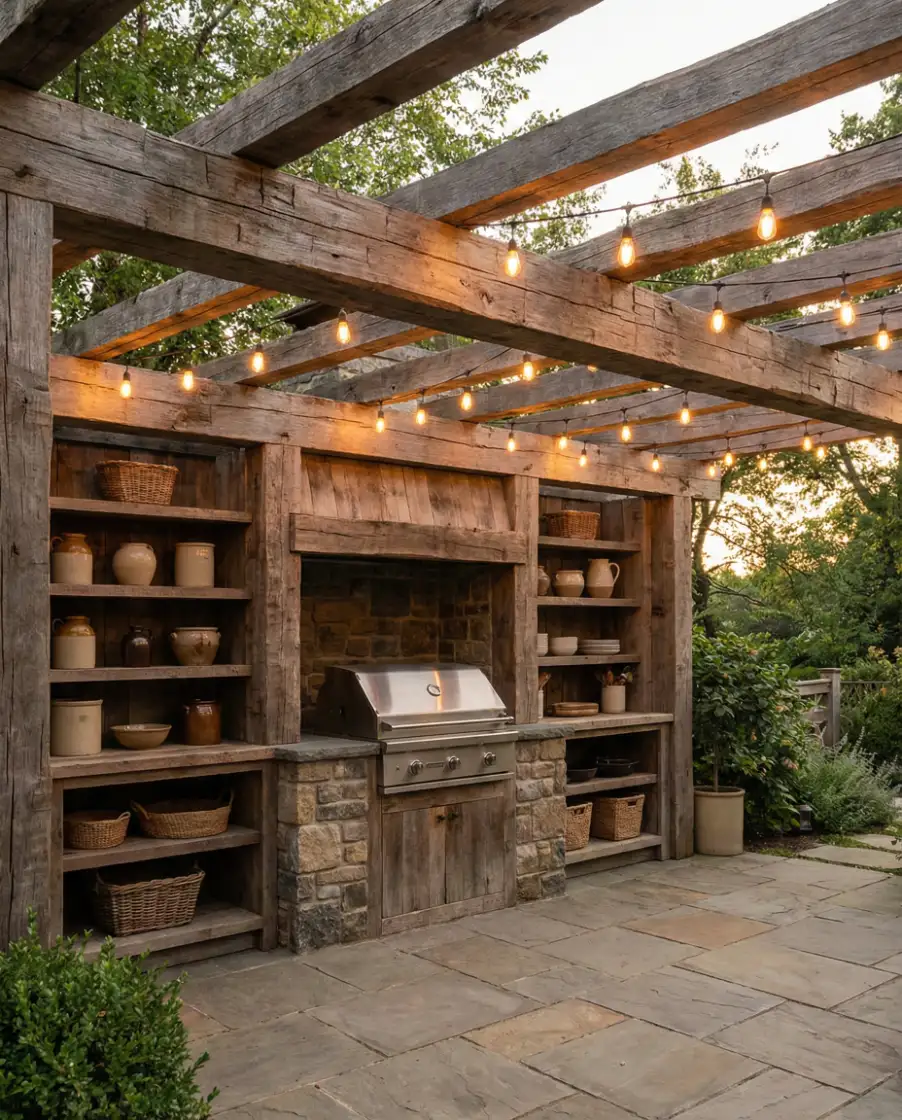 Cozy Farmhouse Grill Station 2