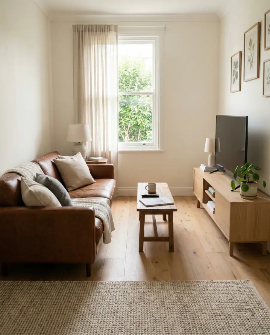 Cozy Media Wall with TV Stand 2