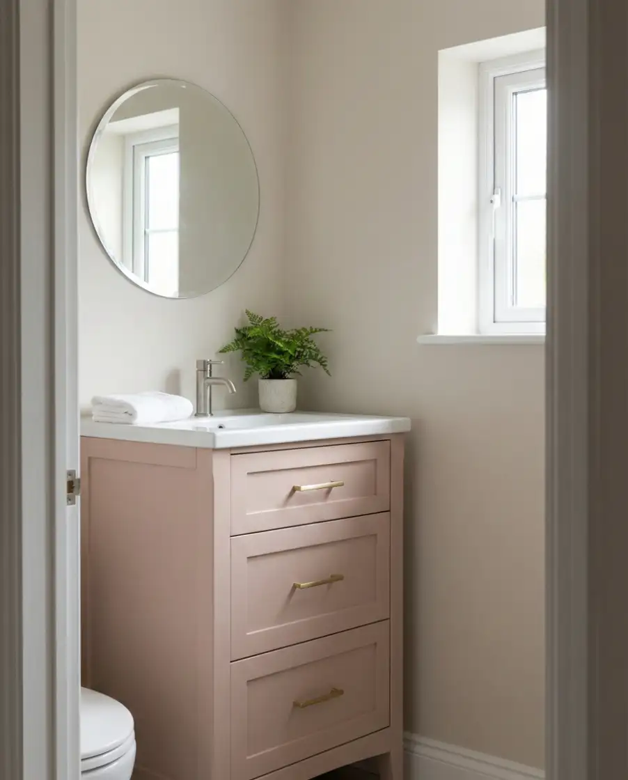 Cute Pink DIY Vanity Update 2