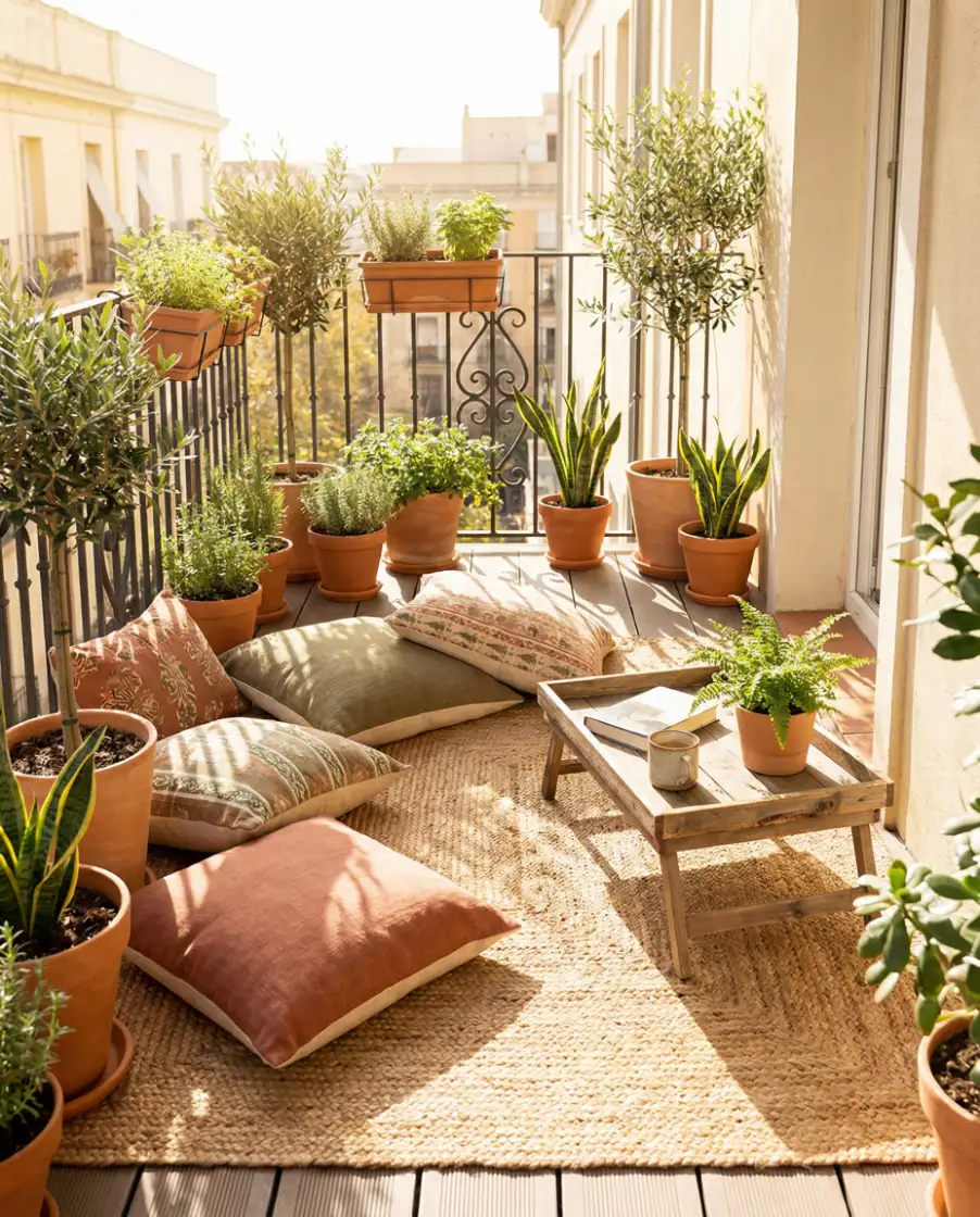 Cute Summer Picnic Balcony 1