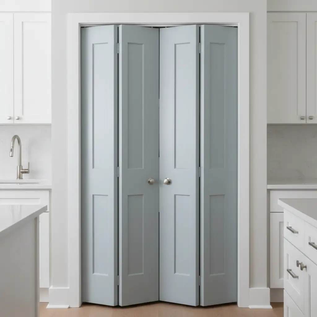 DIY Bifold Pantry Door Makeover 1