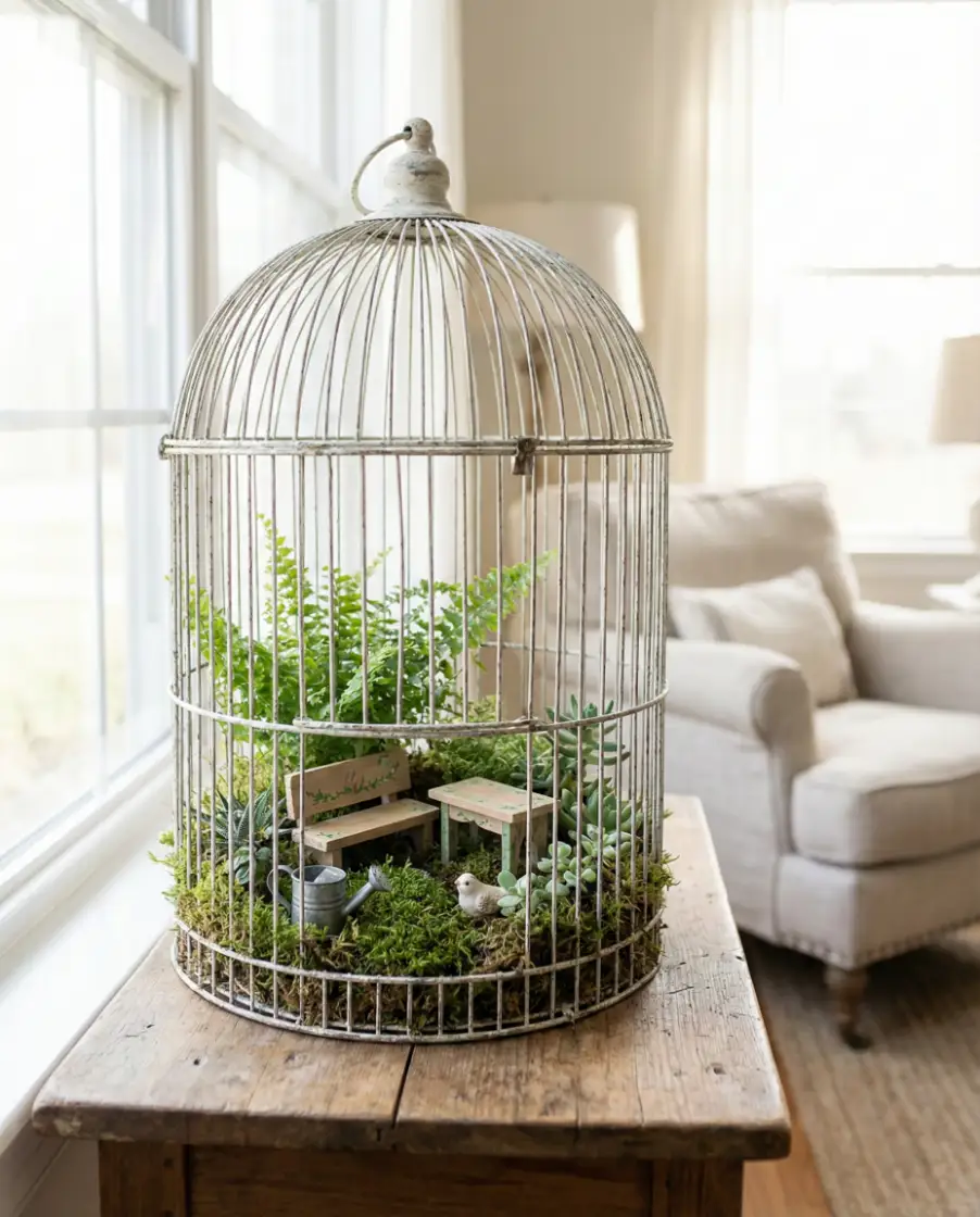 DIY Outdoor Fairy Garden Path 1