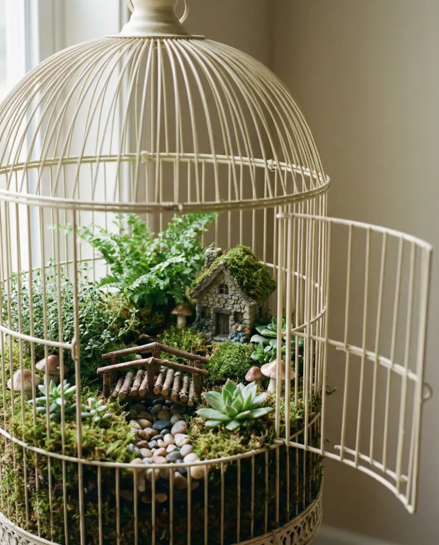 DIY Outdoor Fairy Garden Path 2