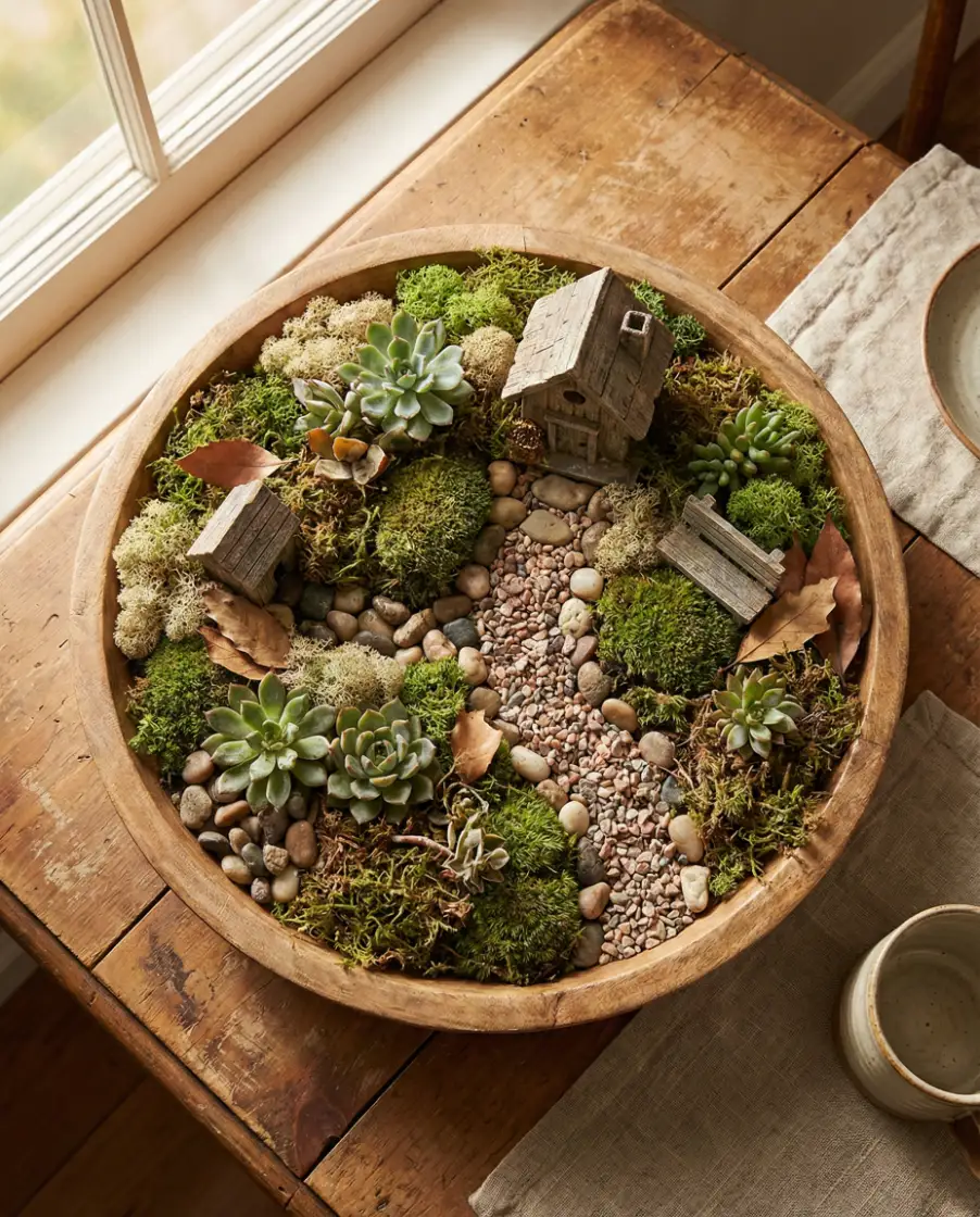 DIY Popsicle Stick Fairy House Garden 1