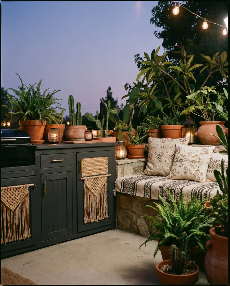 Dark Boho Entertaining Hub 1