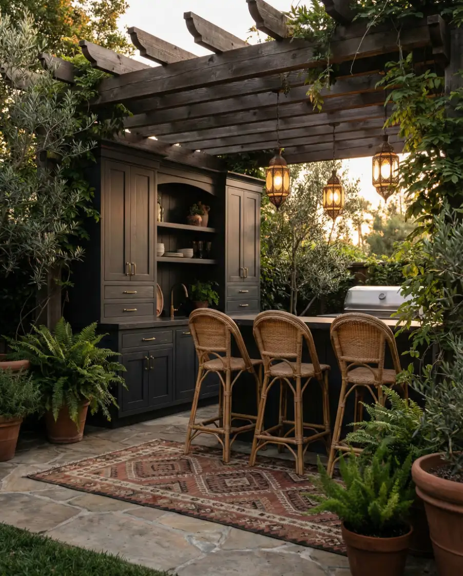 Dark Boho Entertaining Hub 2