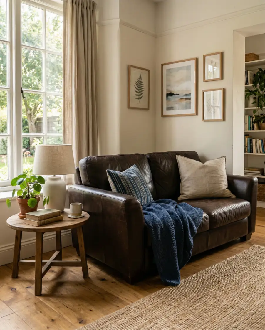 Dark Brown Drama with Blue Accents 2