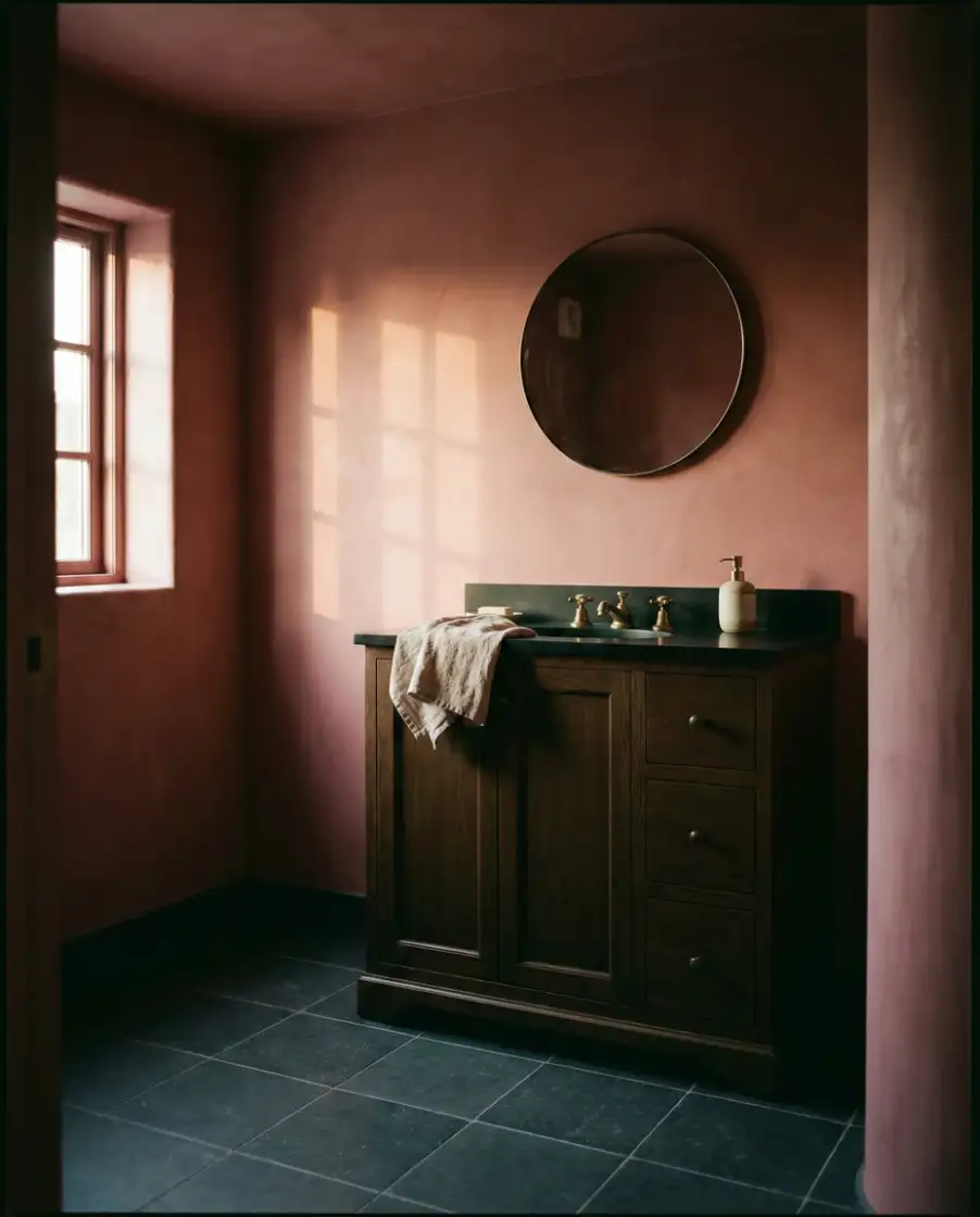 Dark Pink and Charcoal Retreat 1