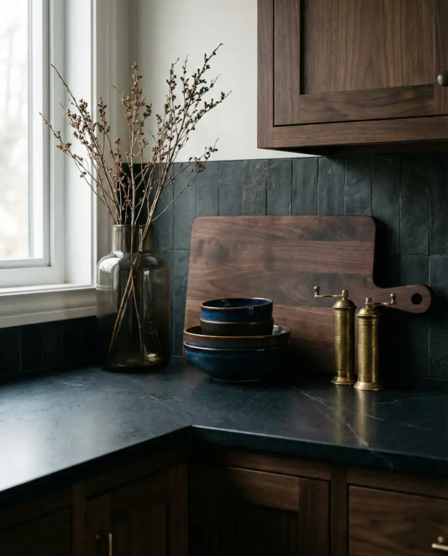 Dark and Elegant Countertop Layers 2