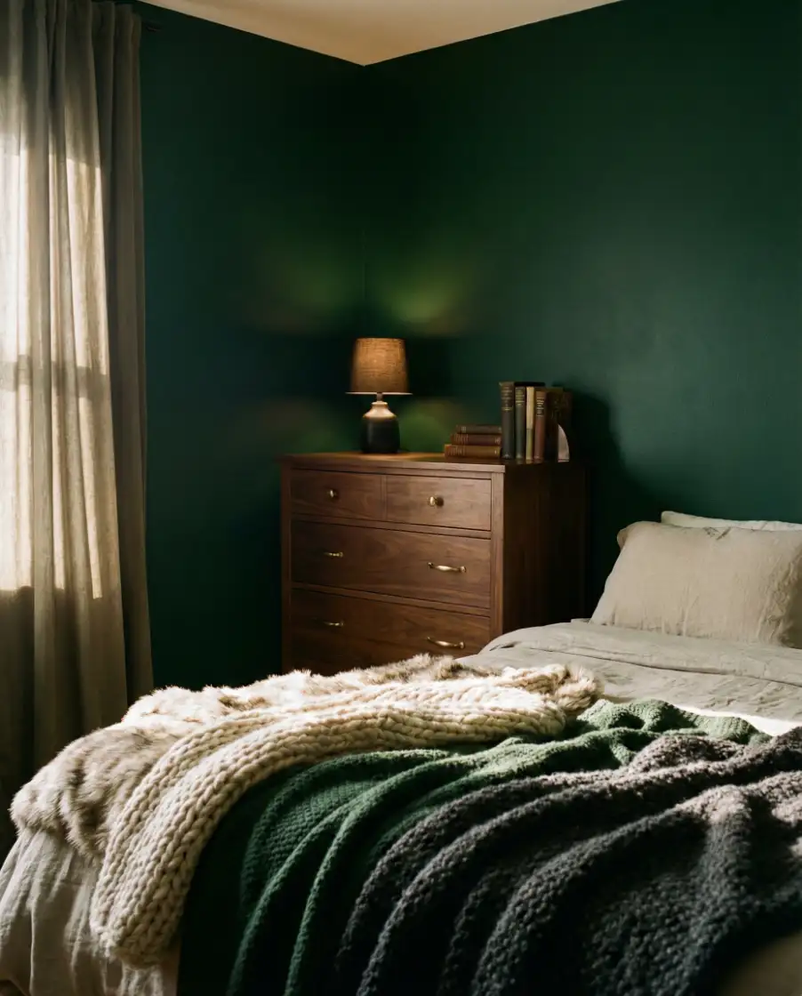 Deep Forest Green Cocoon 1