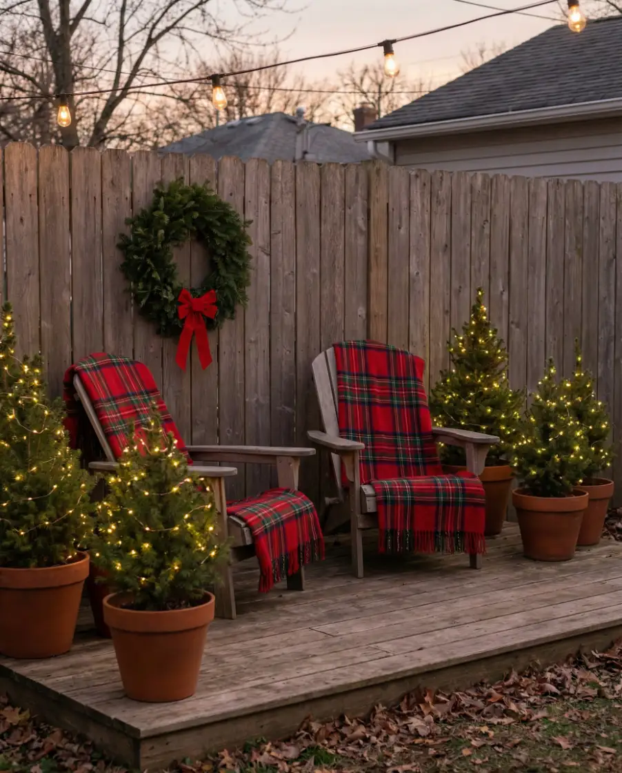 Dollar Store Holiday Patio 2